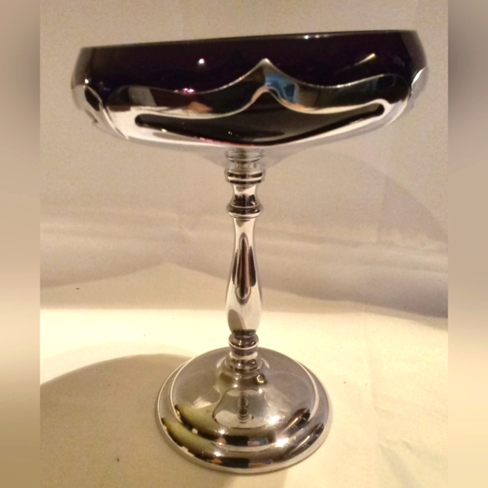 Art Deco Compote " 1924" Cambridge